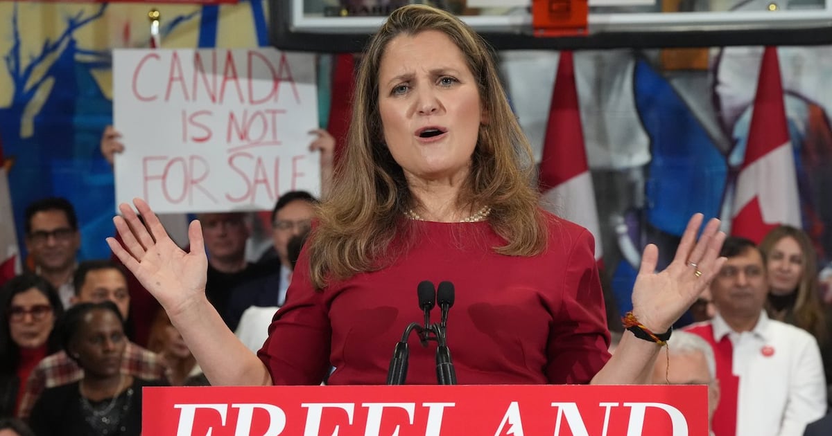 Quick Sketch: Meet Liberal leadership candidate Chrystia Freeland