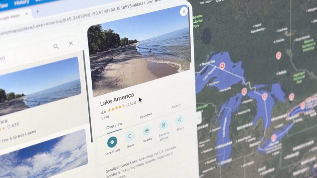 Agency websites reverse ‘Lake America’ map change