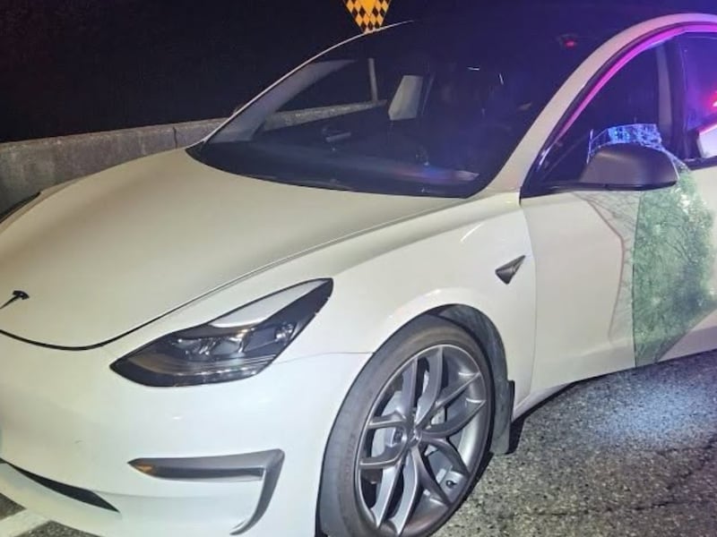 Tesla window ‘dismantled’ by Mounties after driver refuses breathalyzer