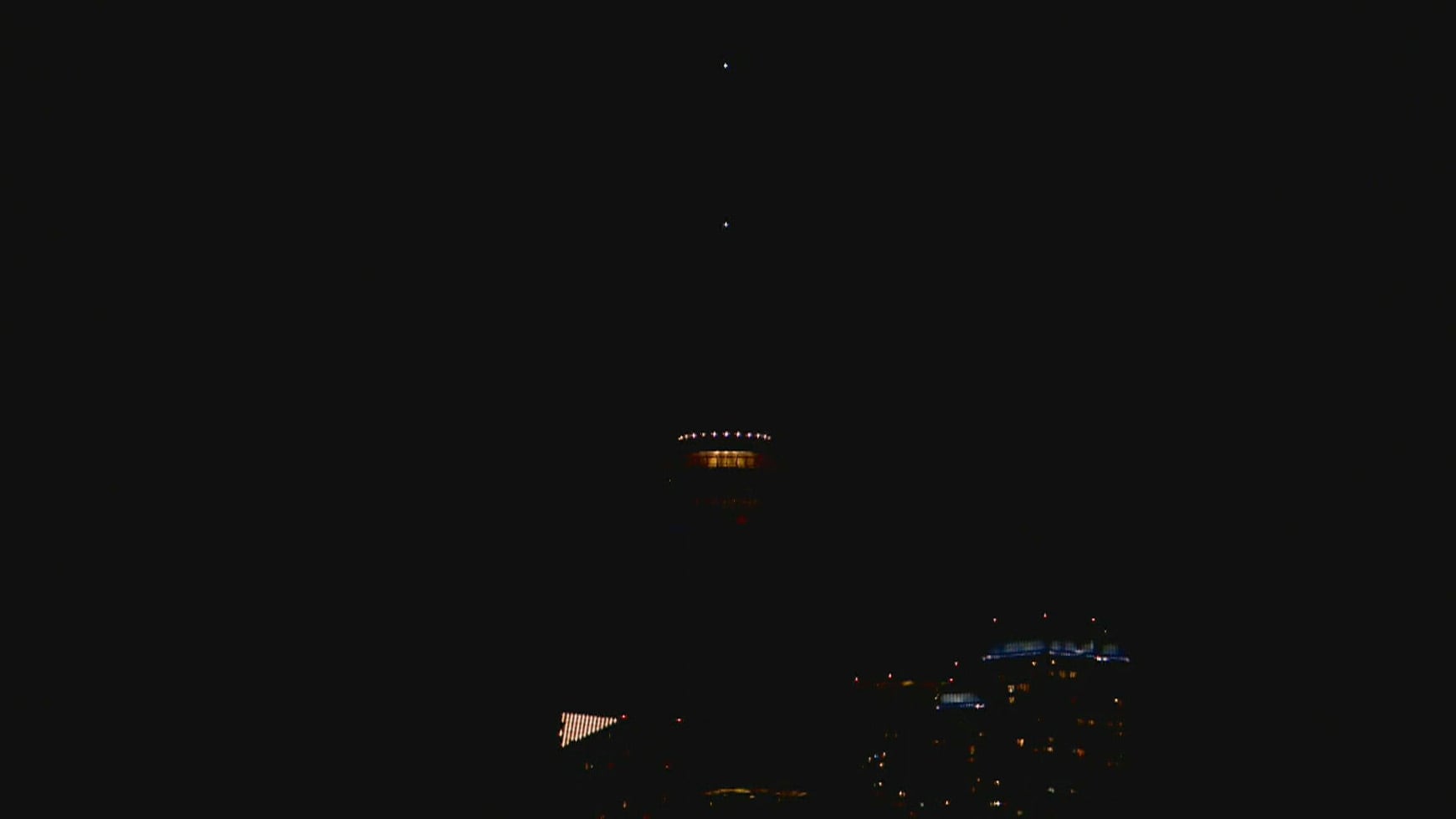 CN Tower tribute after the Salsa on St. Clair shooting