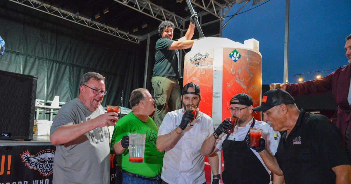 Chatham festival breaks world's largest Caesar cocktail