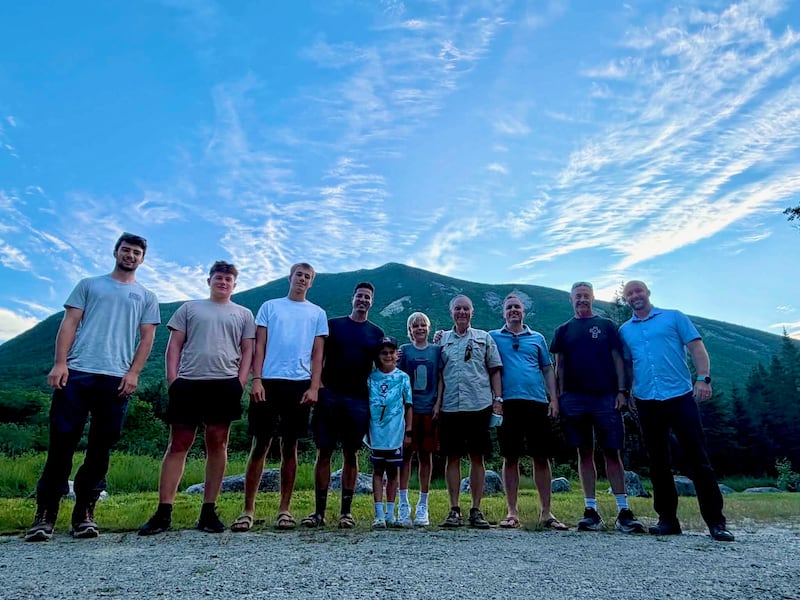 Three generations of a New Brunswick family hiked Mount Katahdin in Maine’s Baxter State Park. (Courtesy: Michael Doiron)