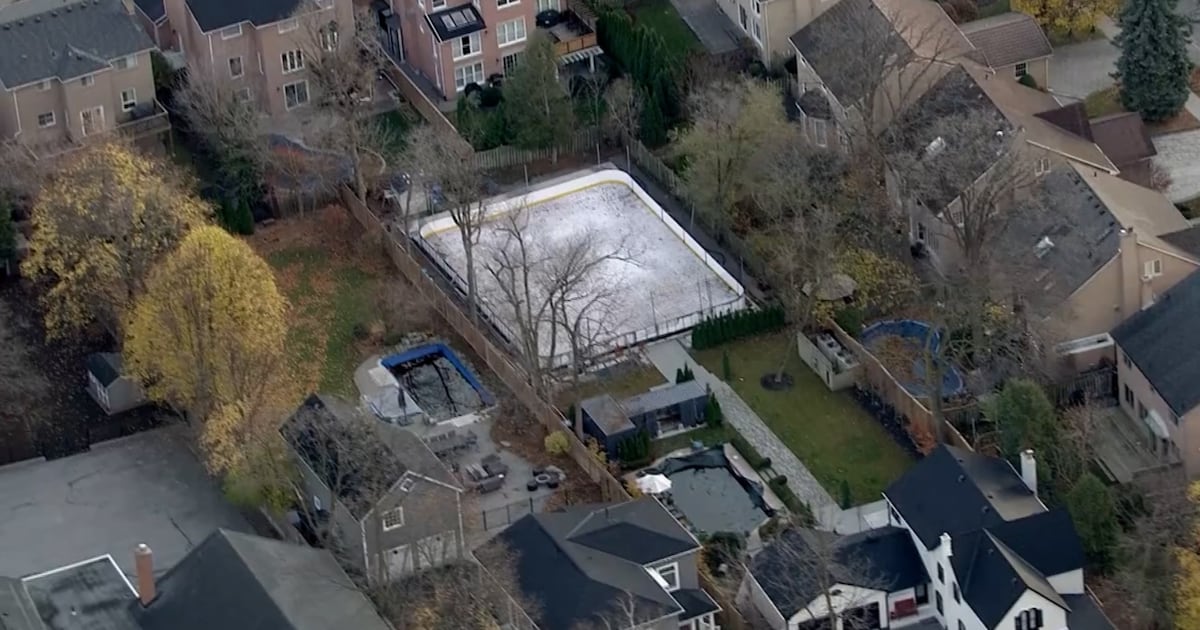 Markham Ice Rink Markham man agrees to remove backyard hockey rink after years