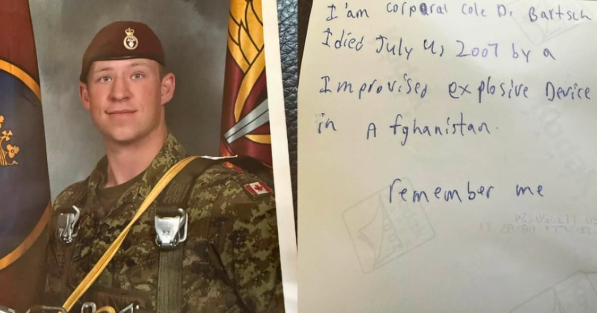Unexpected discovery in Barrie, Ont., thrift store brings fallen Canadian ...