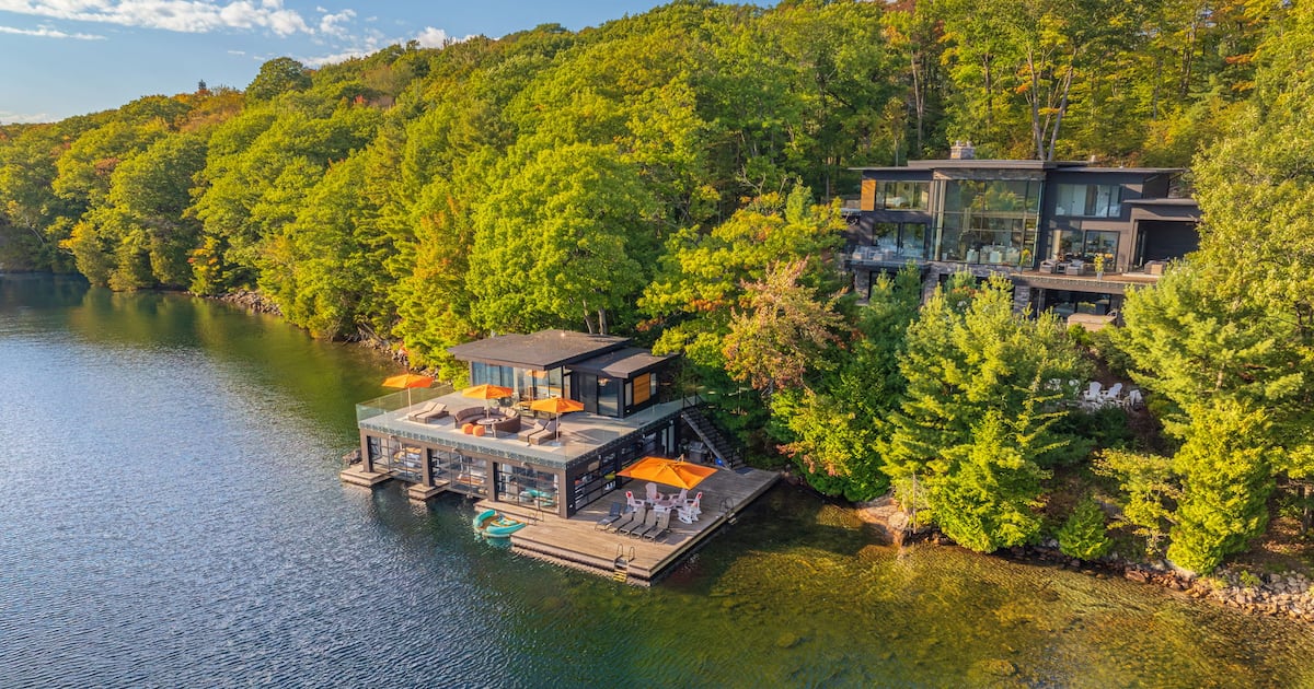 This nearly $26M cottage has a two-storey boathouse and enough space for ...