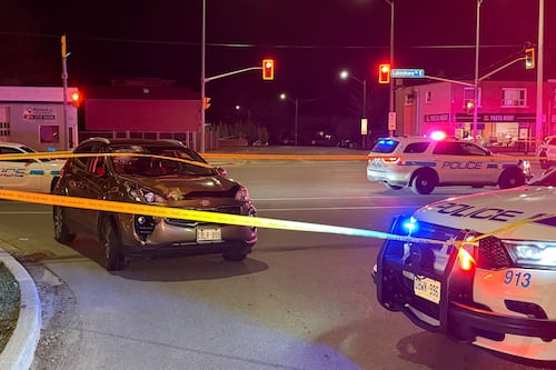 Two pedestrians struck by driver of vehicle in Mississauga, one in critical condition