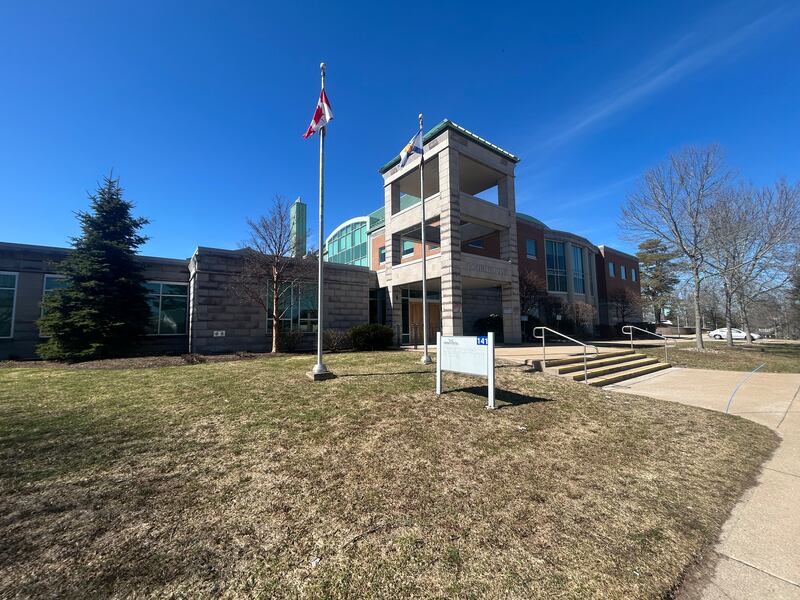 The provincial court building in Bridgewater, N.S., is pictured. (Jonathan MacInnis/CTV Atlantic)