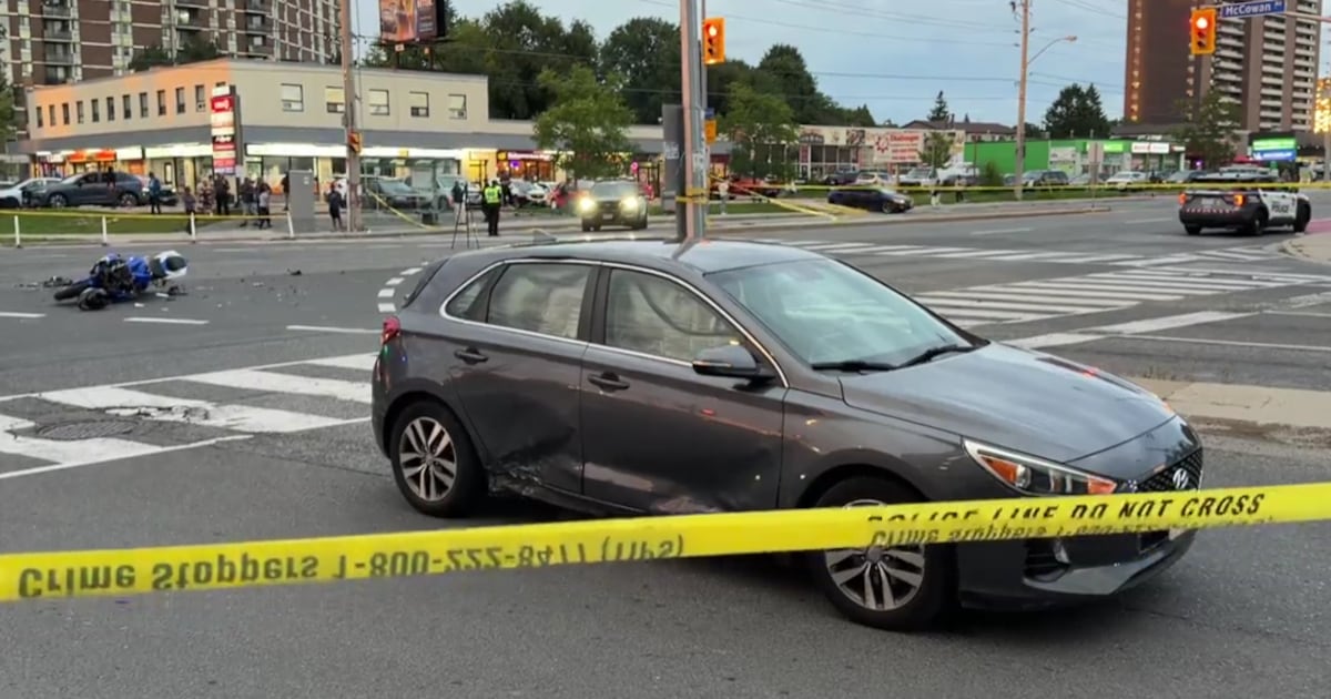 Motorcyclist killed in Scarborough collision