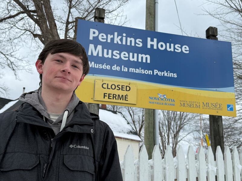 Former employee Brett Wefer is pictured at the Perkins House Museum in Liverpool, N.S. (Callum Smith/CTV Atlantic)