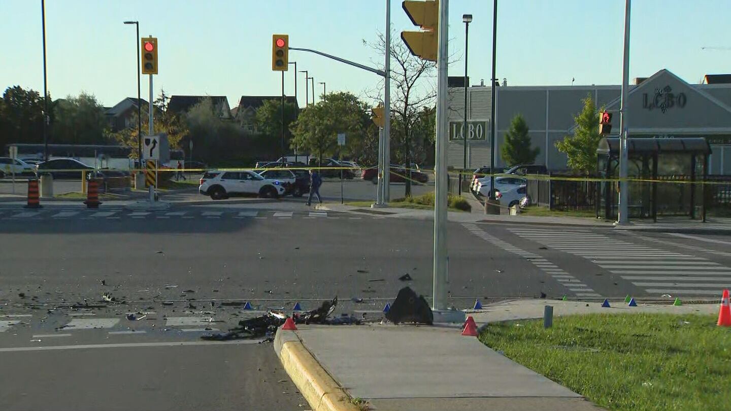 Vaughan crash: Two pedestrians taken to hospital