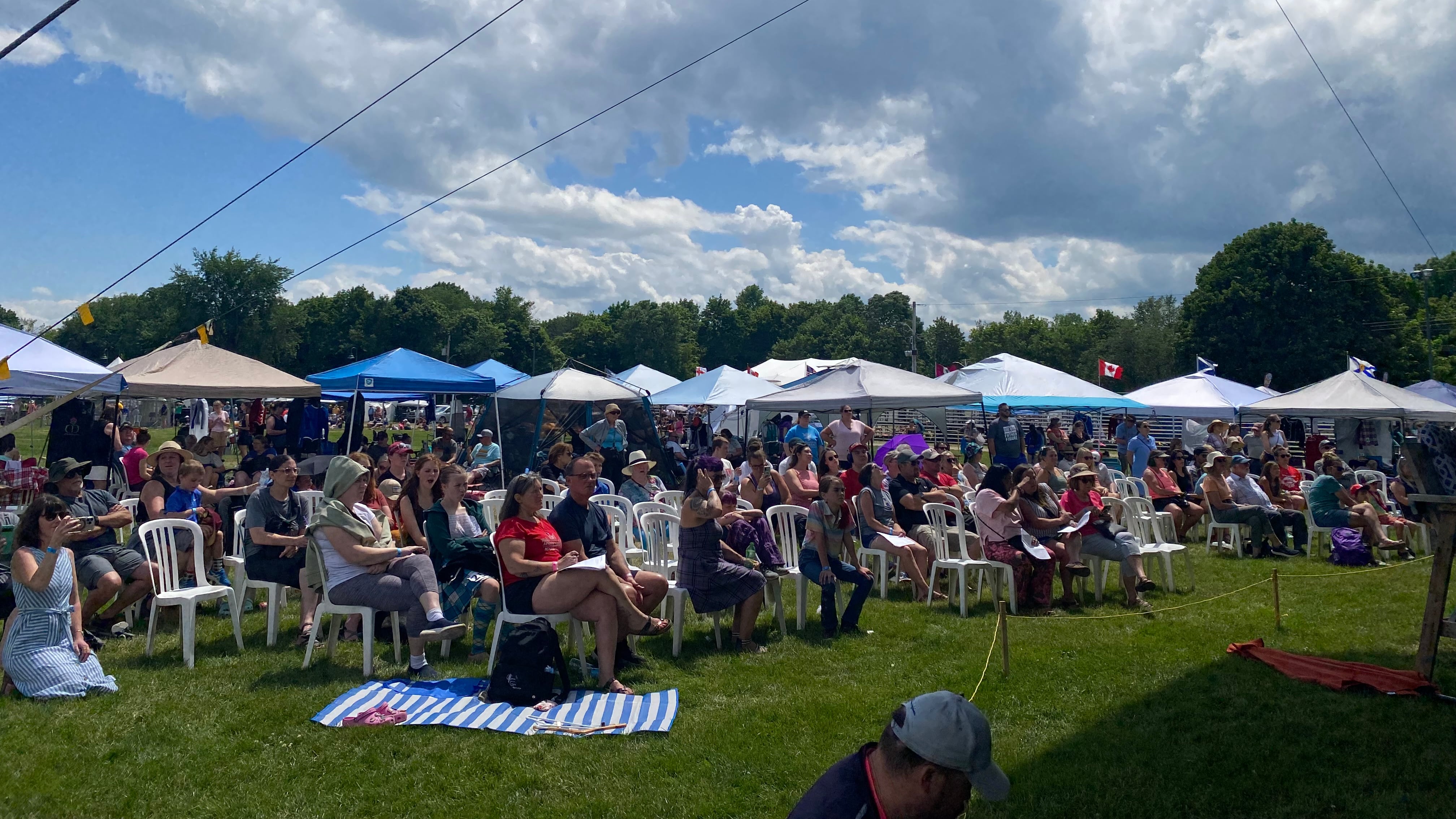 Thousands attended the 161st Highland Games in Antigonish. (CTV/Vanessa Wright)