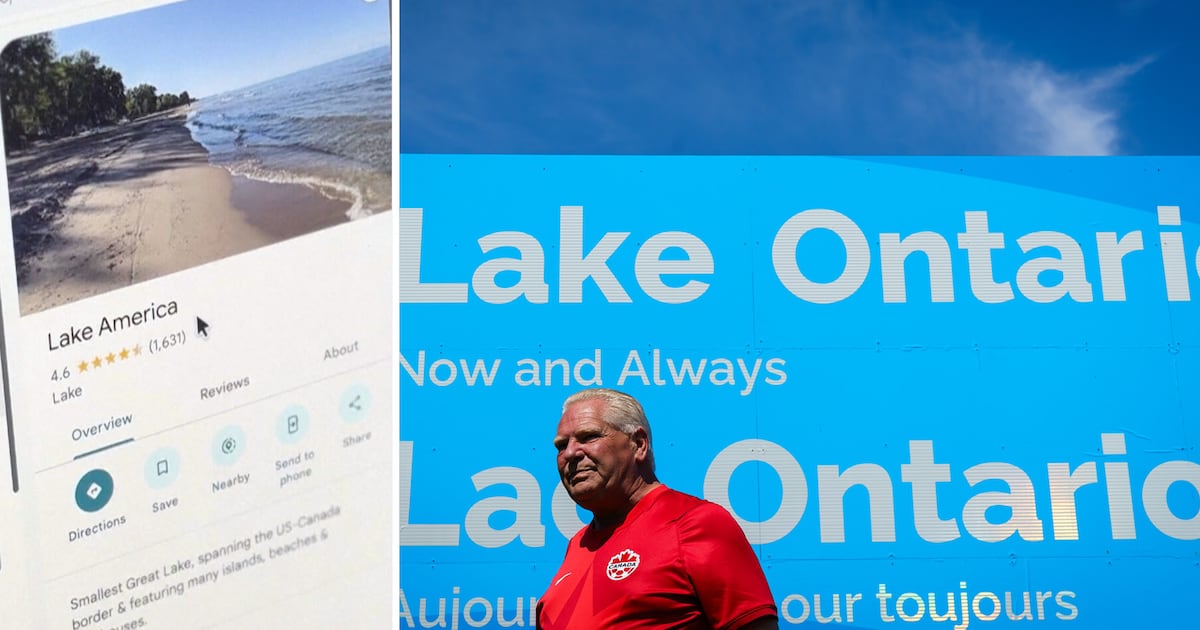 Trump contacted Apple about Lake Ontario name change, official says