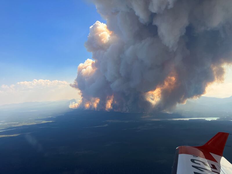 Fiftynine Creek wildfire