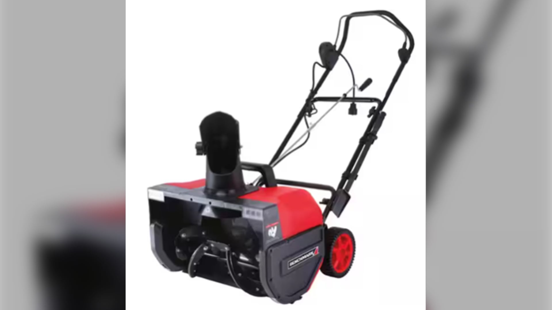 Benchmark-branded electric snow throwers are being recalled due to concerns about the power cable breaking. (Health Canada)
