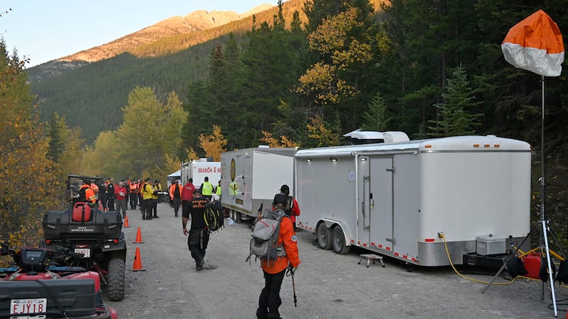 Search and rescue crews hunt for Darius Macdougall, 6, who went missing in southern Alberta on Sunday, Sept. 21, 2025. (RCMP handout)
