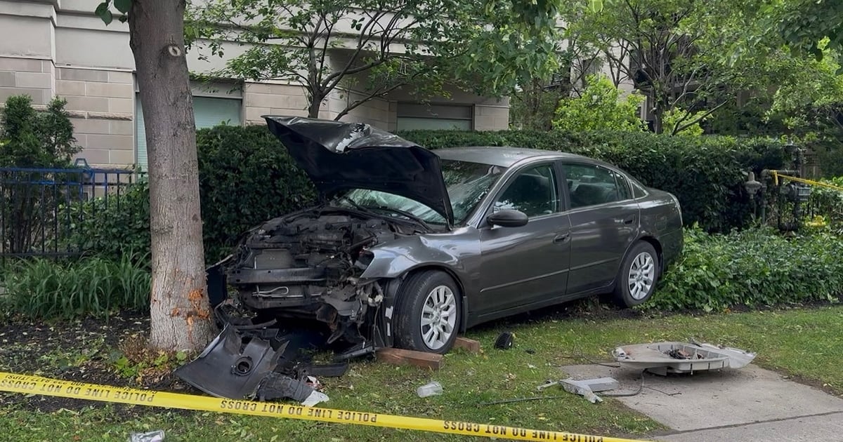 Man in life-threatening condition after vehicle crashes into tree in North ...
