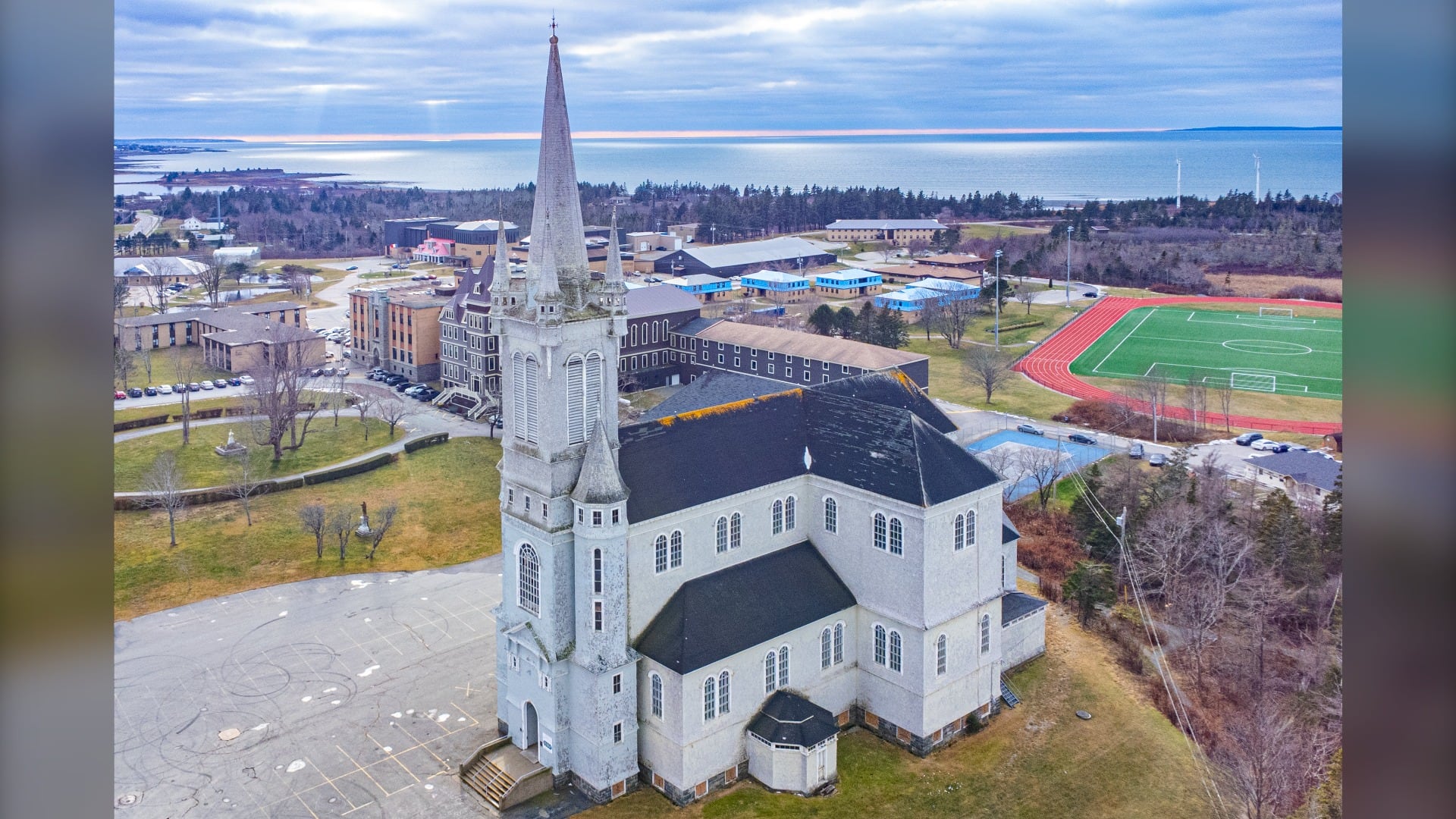 Ancienne Église Sainte-Marie, in Church Point, N.S., is pictured. (Source: National Trust for Canada)