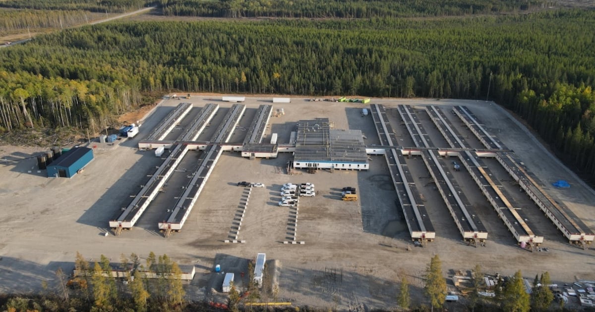 Greenstone mine construction camp facilities (Equinox Gold)