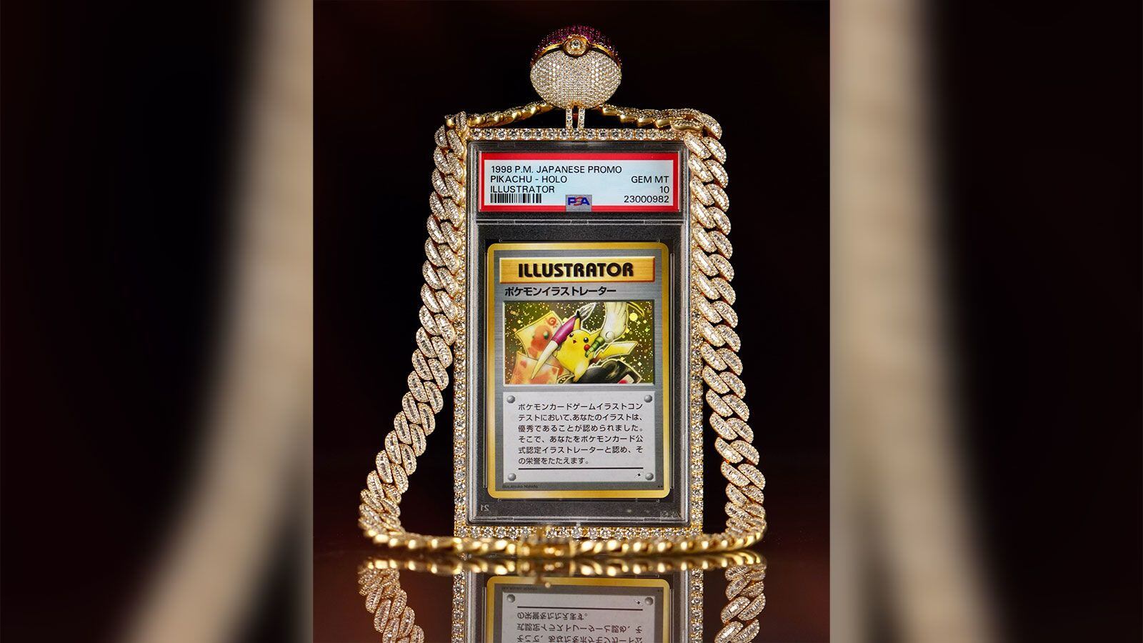 pokemon card necklace Sterling Silver Charizard Card Pendant