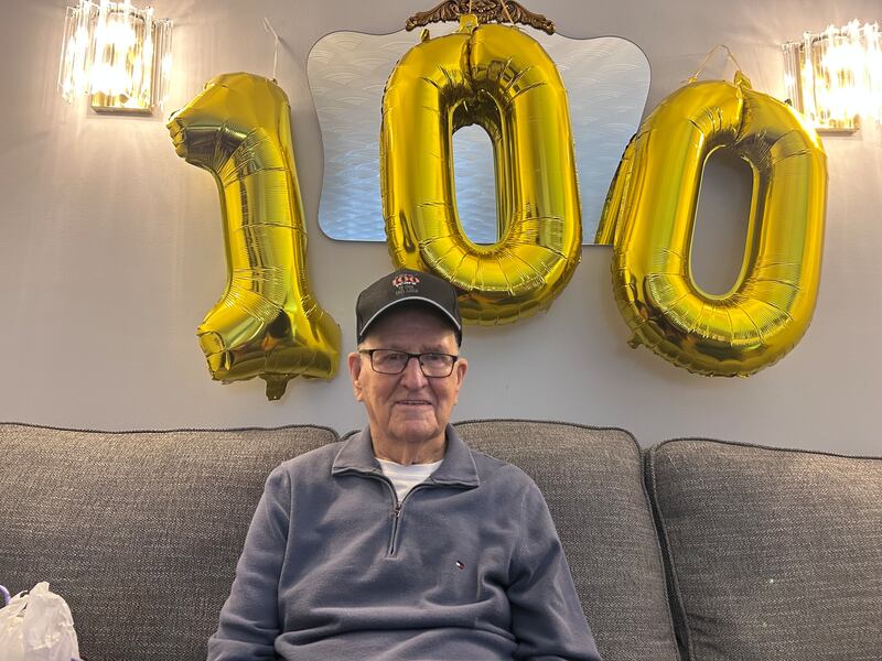 Mike Campbell celebrated his 100th birthday at his home in New Victoria, N.S., on Jan. 8, 2026.