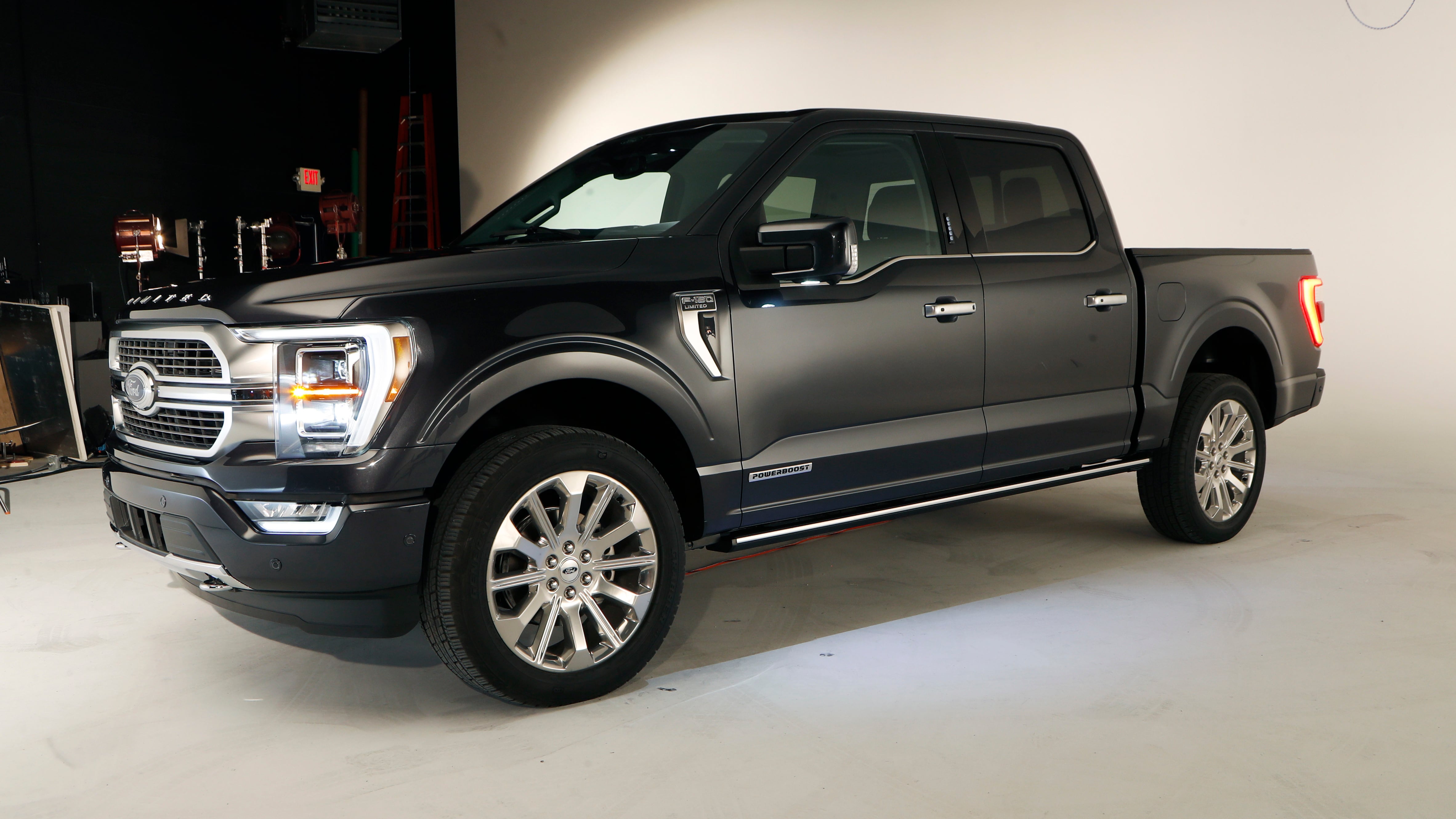 A Ford F-150 truck is photographed in Ferndale, Mich., on June 24, 2020. (Carlos Osorio / AP Photo)