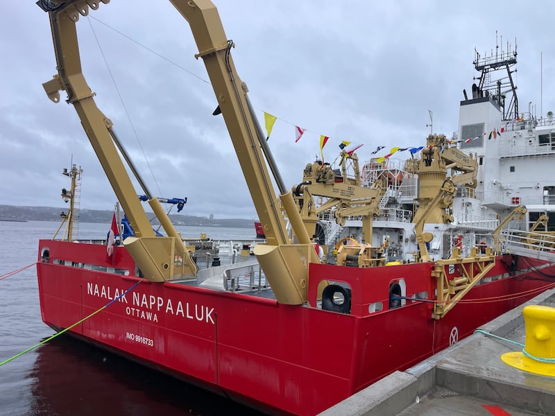 The CCGS Naalak Nappaaluk in Halifax. (Carl Pomeroy/CTV News Atlantic)