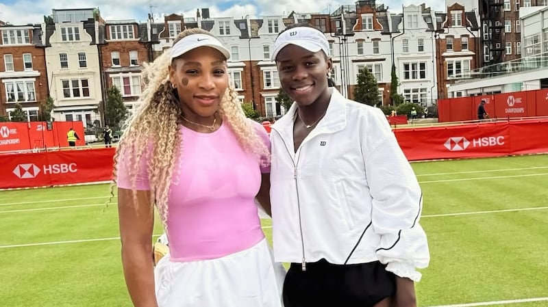 Serena Williams et Victoria Mboko