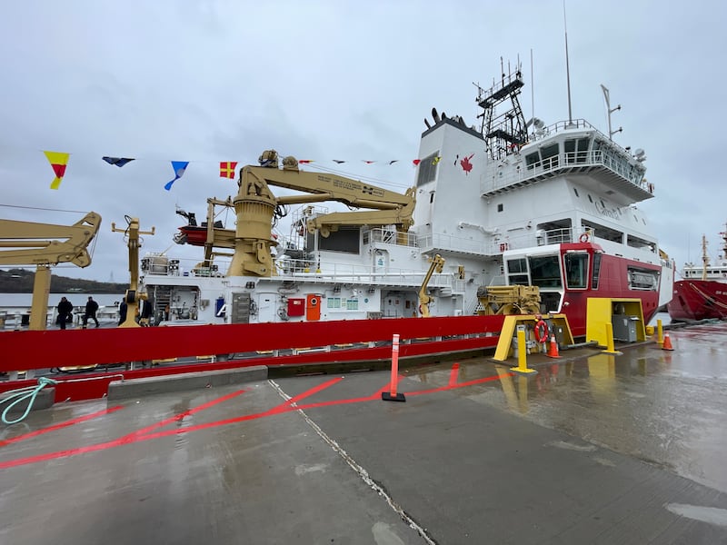 The CCGS Naalak Nappaluk is pictured in Halifax harbour. (Carl Pomeroy/CTV News Atlantic)