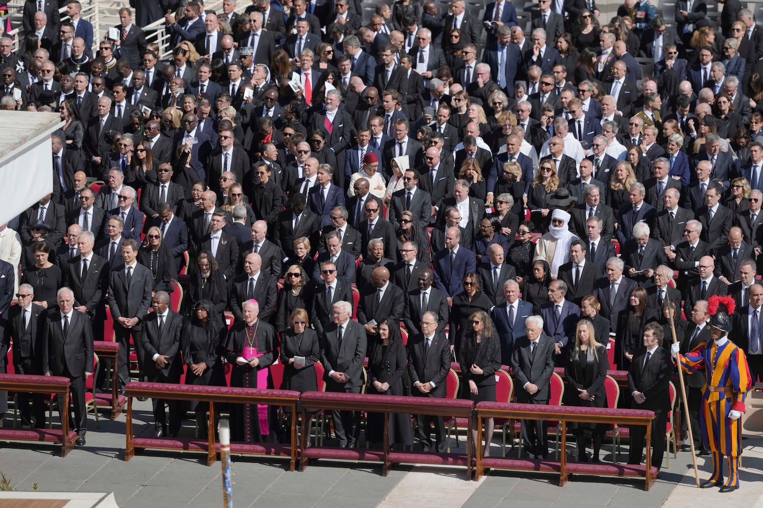 Mourners from around the world gather for the funeral of Pope Francis