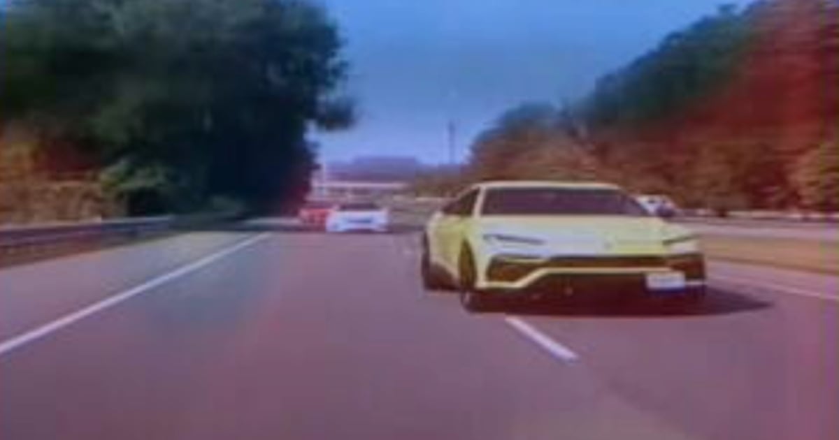Neues Video zeigt Mercedes und Lamborghini bei einem Rennen vor einem ...