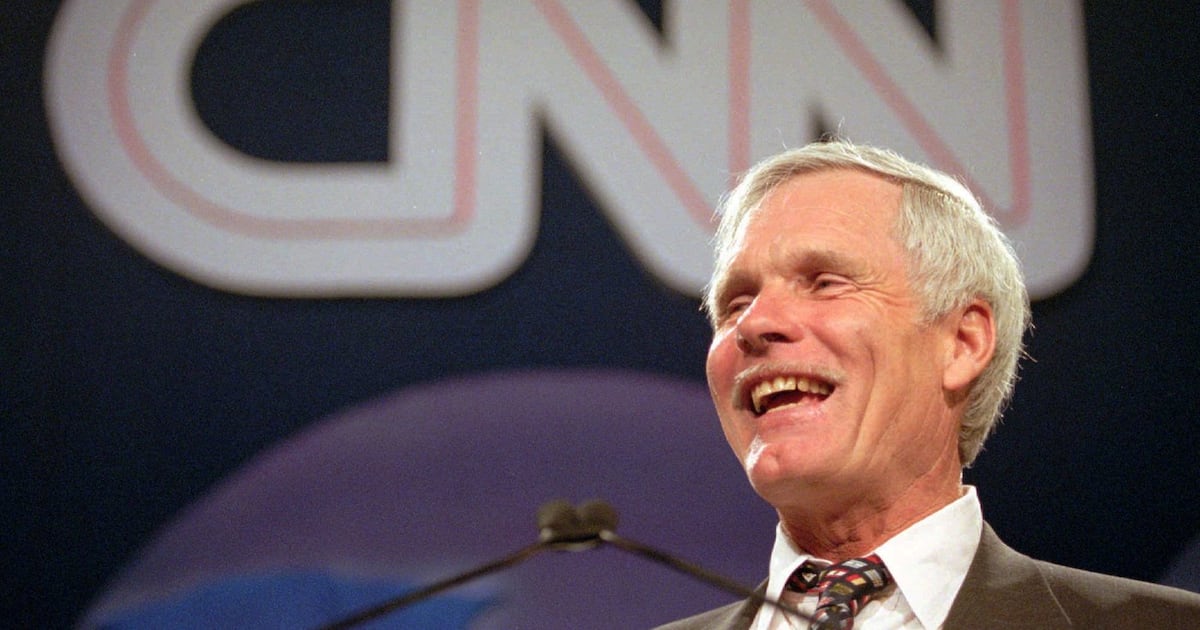 CNN founder Ted Turner, a brash and outspoken television pioneer ...