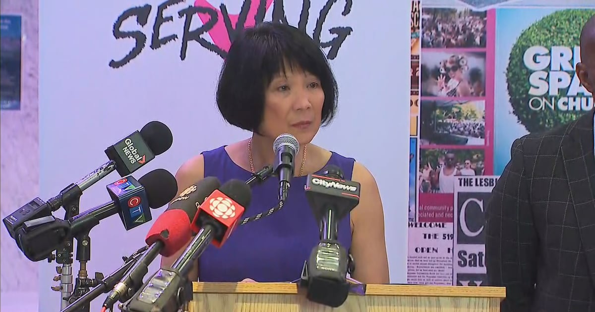 Toronto Mayor Olivia Chow