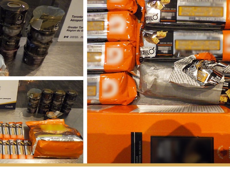 8 kilograms of meth hidden in food products seized at Toronto airport