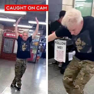 'Kinda chic': Comedian Mike Myers dances at TTC subway station