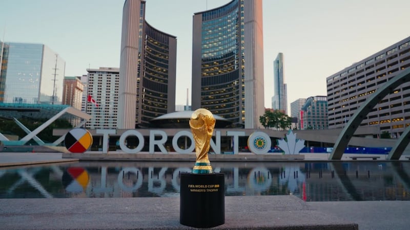 Toronto is officially 100 days away from the FIFA World Cup and the city is counting down.