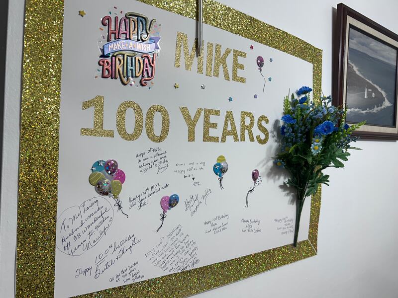 Mike Campbell celebrated his 100th birthday on Jan. 8, 2026. (CTV Atlantic / Ryan MacDonald)