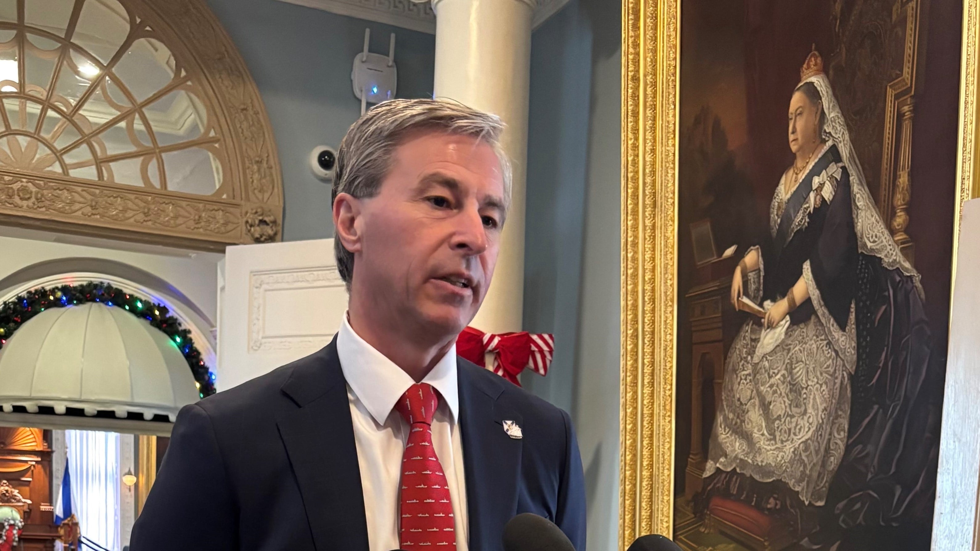Premier Tim Houston is pictured.