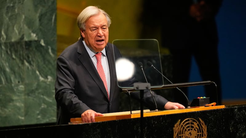 UN leaders' meeting convenes with secretary-general calling for 'world built on interdependence'