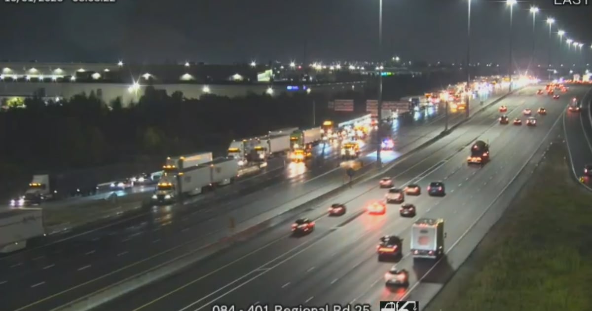 Westbound Hwy. 401 reopens in Milton after crash