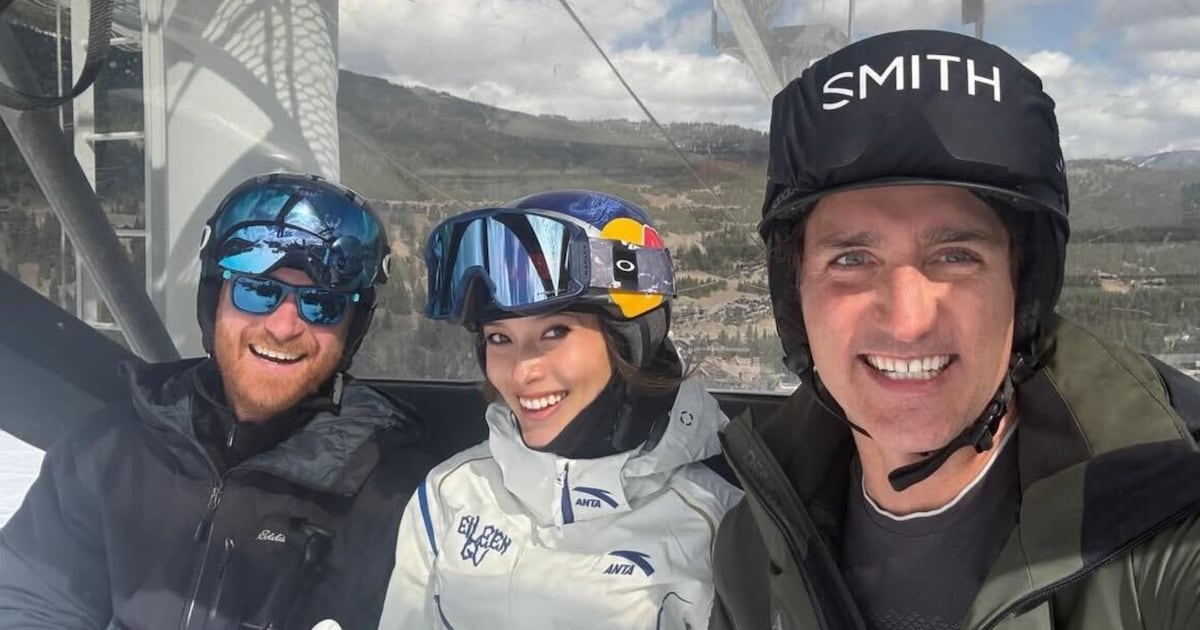 Former PM Trudeau, Prince Harry share skiing selfie
