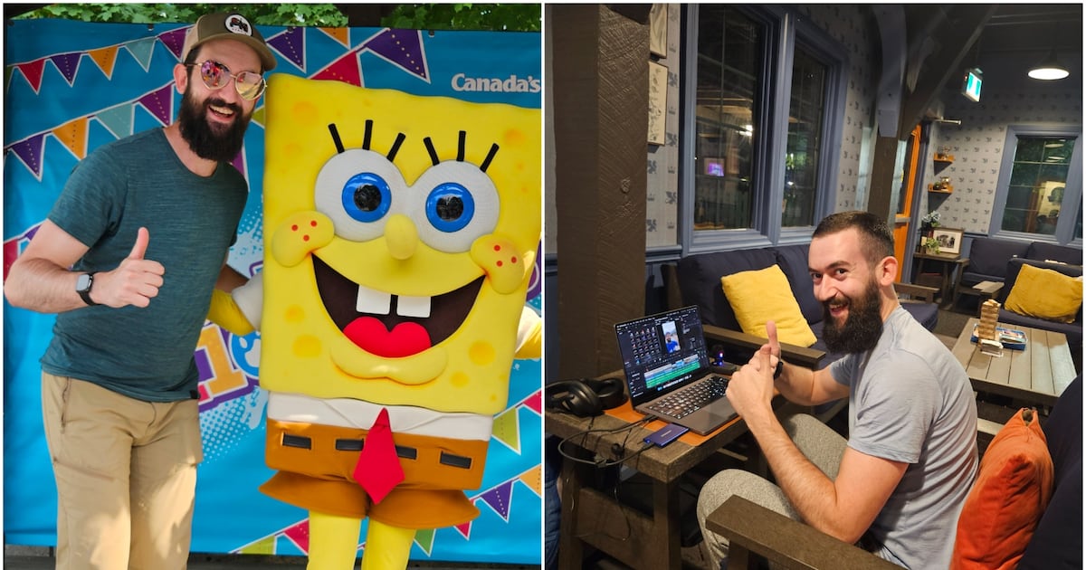 This man works at Canada's Wonderland every day — remotely