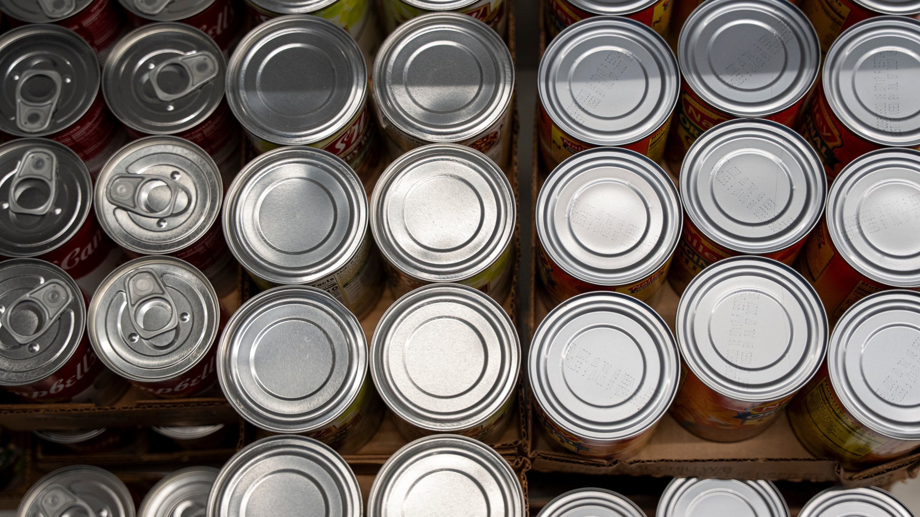 Canada announced a 10% tariff on imports of canned vegetables on Friday. (AP Photo/Marielle Scott)