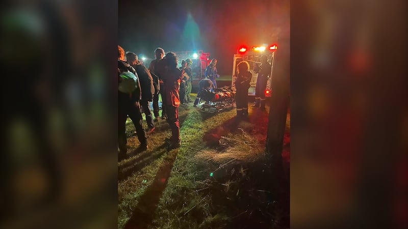 Crews work together during a medical rescue on the West Coast Trail.