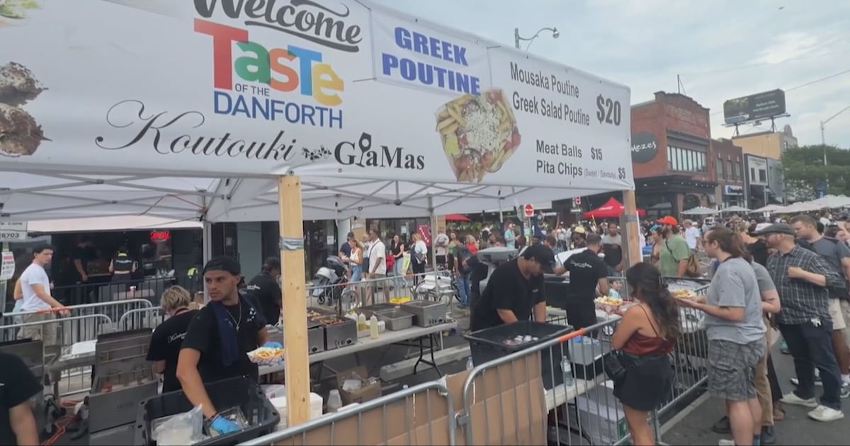 Taste of the Danforth Record Crowds