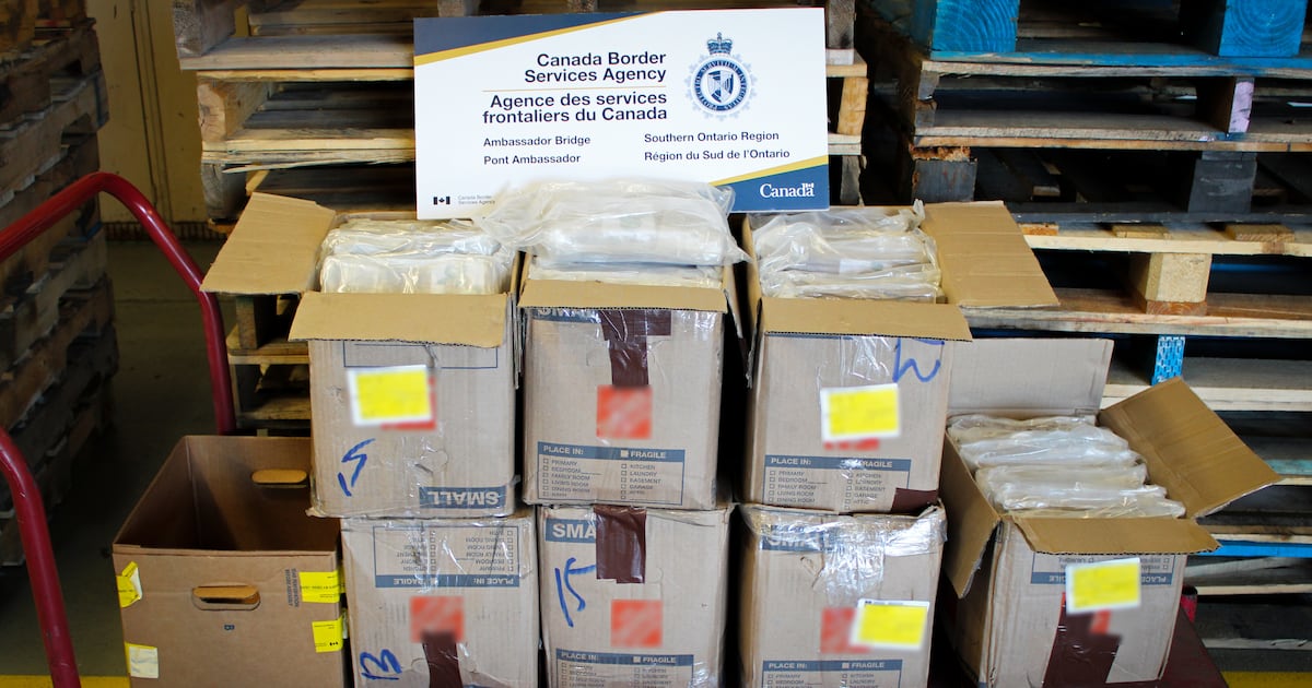Cocaine Seized at Ambassador Bridge