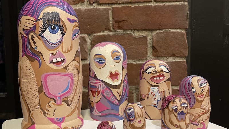 Alina Karmadanova matryoshka dolls
