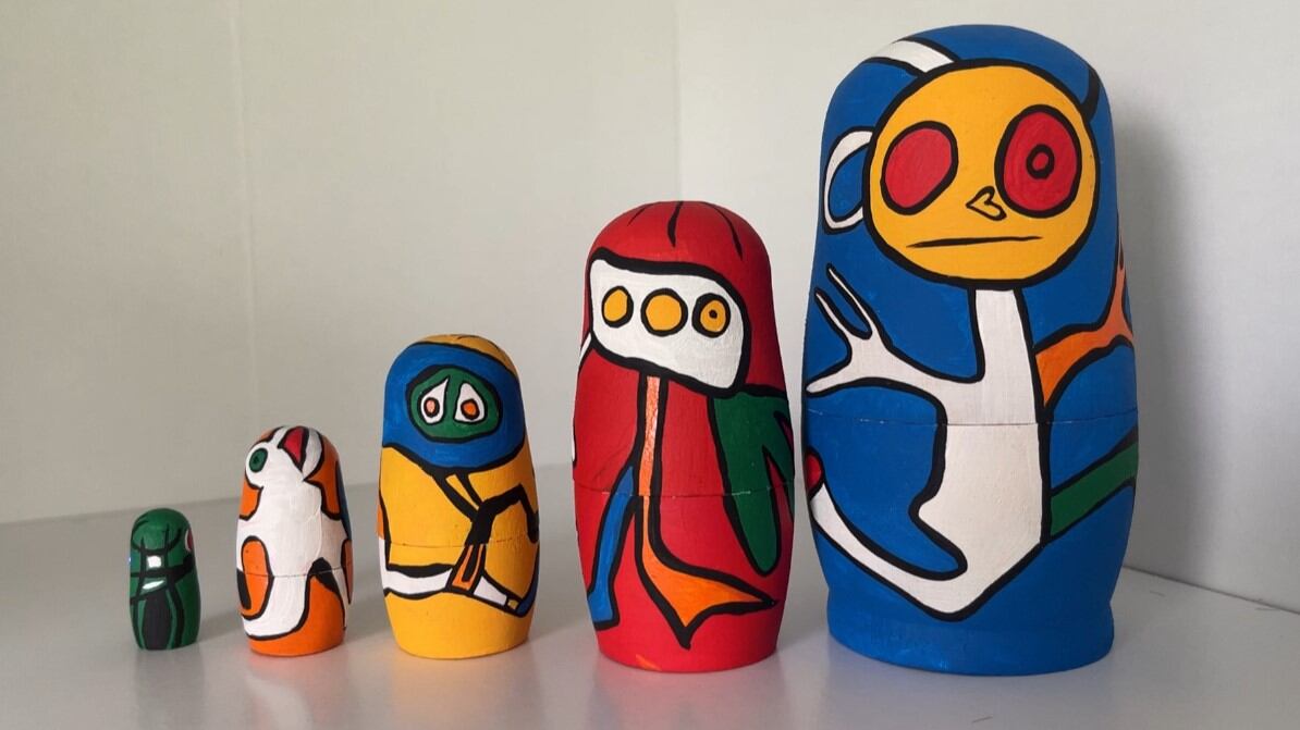 Matryoshka dolls by Alina Karmadanova