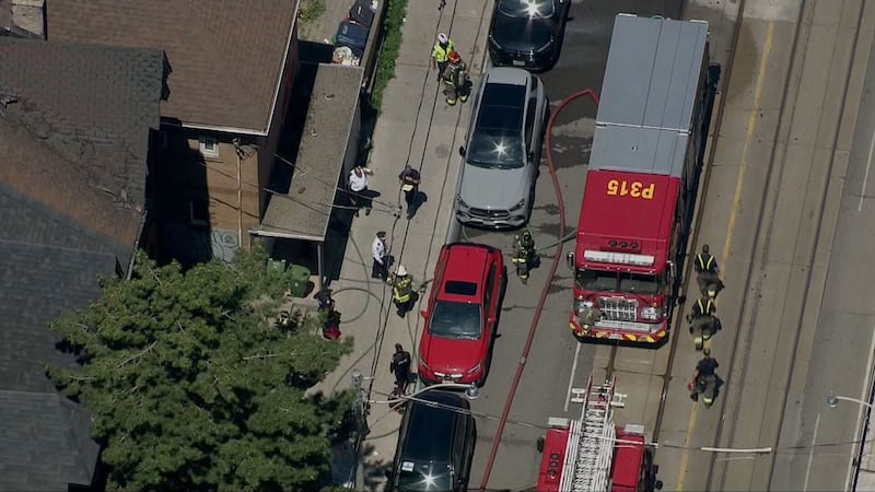 2 people taken to hospital after fire at home near Kensington Market