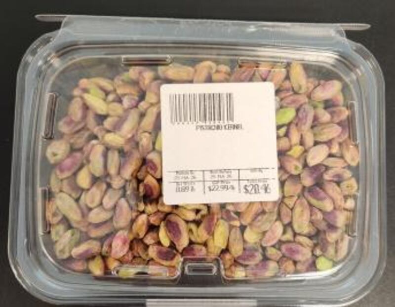 The recall applies to shelled pistachio kernels sold at Kourosh Foods Market, located at 1860 Lonsdale Ave., in North Vancouver. (Handout)