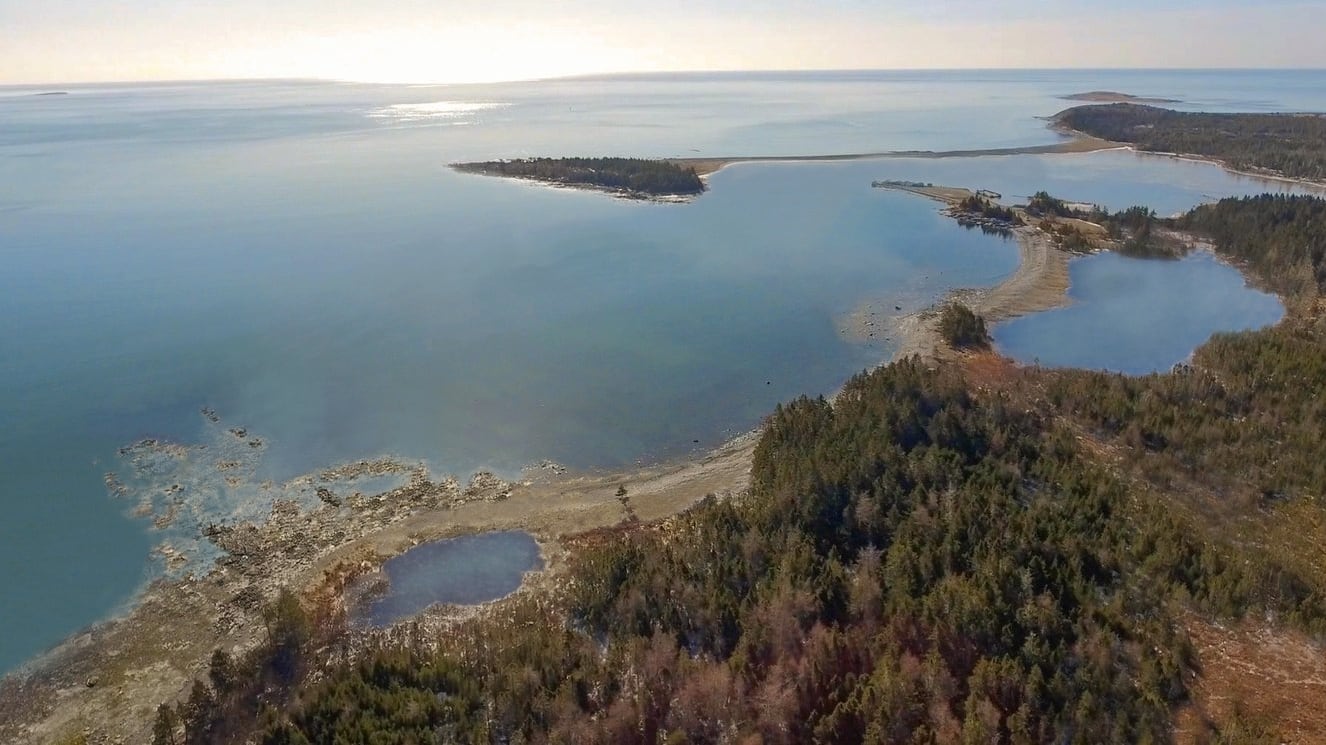 The site for a proposed whale sanctuary is seen in an area near Wine Harbour, N.S., in an undated handout photo. THE CANADIAN PRESS/Handout — Whale Sanctuary Project